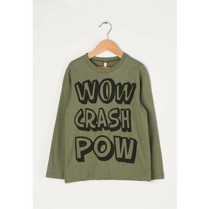 Bluza verde militar cu imprimeu imagine