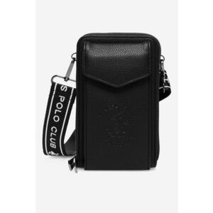 Geanta ccrossbody de piele ecologica cu bareta ajustabila cu logo imagine