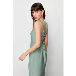 Rochie midi cu slit lateral imagine