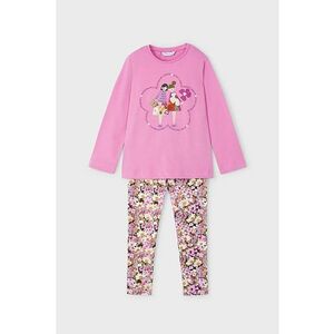 Set de bluza de bumbac si colanti - 2 piese imagine