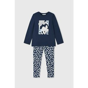 Set de bluza de bumbac si colanti - 2 piese imagine