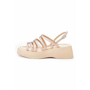 Sandale din piele cu talpa wedge Astrid imagine