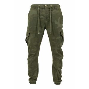 Pantaloni cargo cu imprimeu camuflaj imagine