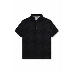 Tricou polo cu imprimeu houndstooth imagine