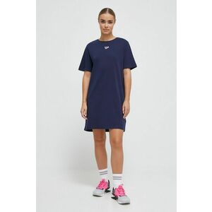 Reebok rochie din bumbac culoarea albastru marin, mini, drept imagine