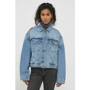 Pepe Jeans geaca jeans Turner femei, de tranzitie, oversize imagine