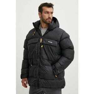 Columbia geacă Ballistic Ridge Oversized Puffer bărbați, culoarea negru, de iarnă, oversize 2011261-703 imagine