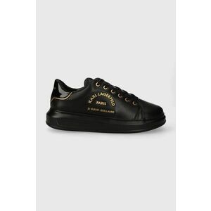 Karl Lagerfeld sneakers din piele KAPRI MENS culoarea negru, KL52539 imagine