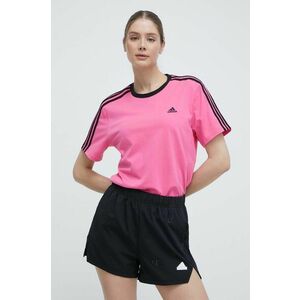 adidas tricou din bumbac femei, culoarea roz, IS1565 imagine