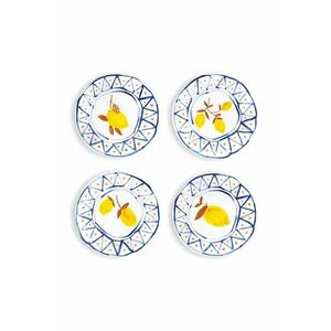 &k amsterdam un set de farfurii Lemon Moroccan 4-pack imagine