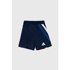 adidas Performance pantaloni scurti copii FORTORE23 SHO Y culoarea albastru marin, modelator, talie reglabila, IK5725 imagine