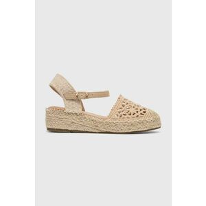 Answear Lab espadrile culoarea bej, toc pana imagine