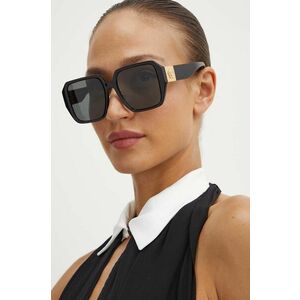 Versace ochelari de soare femei, culoarea negru, 0VE4472D imagine