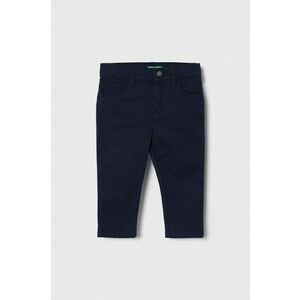 United Colors of Benetton pantaloni copii culoarea albastru marin, neted imagine