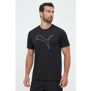 Puma tricou de antrenament Performance Cat culoarea negru, cu imprimeu imagine