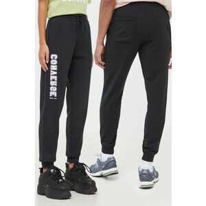 Converse pantaloni de trening culoarea negru, cu imprimeu imagine