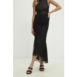 Answear Lab fusta culoarea negru, maxi, creion imagine