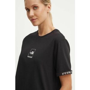 The North Face tricou din bumbac Coordinates Tee femei, culoarea negru, NF0A89CJJK31 imagine