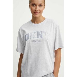 Dkny tricou din bumbac femei, culoarea gri, DP4T9812 imagine