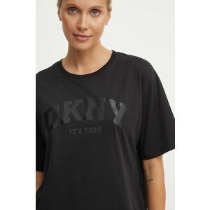 Dkny tricou din bumbac femei, culoarea negru, DP4T9812 imagine