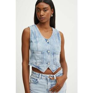 Miss Sixty vesta jeans WAISTCOAT un singur rand de nasturi, 6L2WJ0520000 imagine