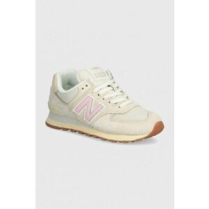 New Balance sneakers 574 culoarea bej, WL574GU2 imagine