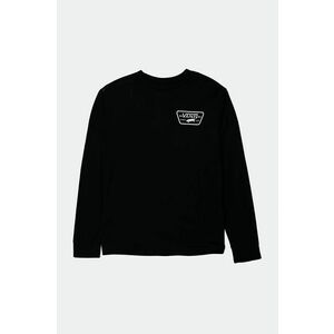 Vans longsleeve din bumbac pentru copii Full Patch Back culoarea negru, cu imprimeu, VN000JCTY281 imagine