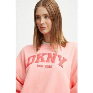 Dkny Bluză femei, culoarea roz, modelator imagine