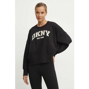 Dkny bluza femei, culoarea negru, cu imprimeu, DP4T9944 imagine