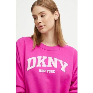 Dkny bluza femei, culoarea roz, cu imprimeu, DP4T9944 imagine