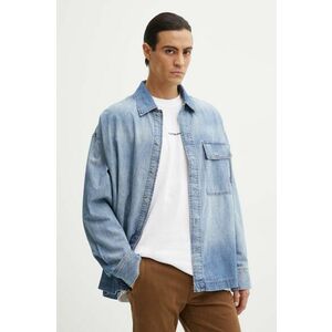 G-Star Raw camasa jeans barbati, cu guler clasic, relaxed, D25517-D539 imagine