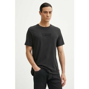 Levi's tricou din bumbac barbati, culoarea negru, cu imprimeu, 22491 imagine