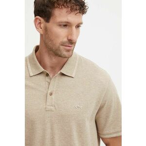 Paul&Shark polo de bumbac culoarea bej, neted, 14311743 imagine