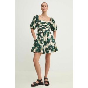 Abercrombie & Fitch rochie culoarea verde, mini, evazati, KI159-4747 imagine