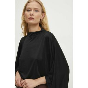 Answear Lab bluza femei, culoarea negru, neted imagine