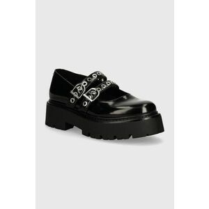 Steve Madden pantofi de piele Overt femei, culoarea negru, cu platforma, SM11003286 imagine