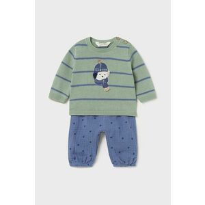 Mayoral Newborn set de bumbac pentru bebelusi culoarea verde, 2517 imagine