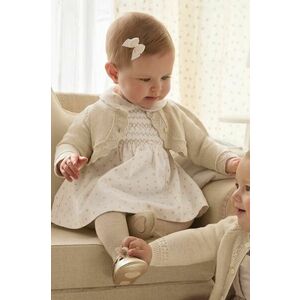 Mayoral Newborn rochie bebe culoarea bej, mini, evazati, 2804 imagine