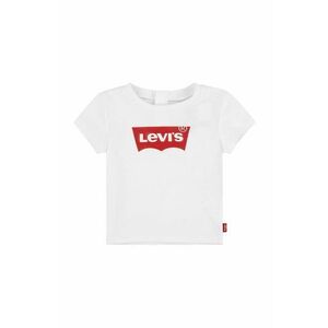 Levi's tricou din bumbac pentru bebelusi BATWING TEE culoarea alb, 1EK825 imagine