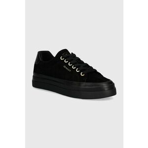 Gant sneakers din piele intoarsă Avona culoarea negru, 29533678 G00 imagine