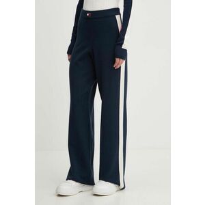 Tommy Jeans pantaloni de trening culoarea albastru marin, neted, DW0DW18532 imagine