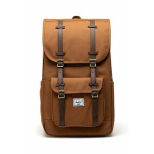 Herschel rucsac Little America Backpack culoarea gri, mare, neted imagine