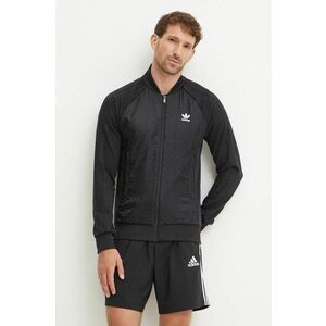 adidas Originals bluza barbati, culoarea negru, neted, IZ2541 imagine