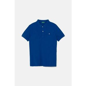 United Colors of Benetton tricouri polo din bumbac pentru copii neted imagine