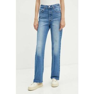 Levi's jeansi RIBCAGE FULL LENGTH femei high waist, 79078 imagine