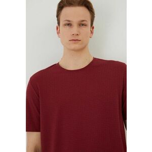 Medicine tricou barbati, culoarea bordo imagine