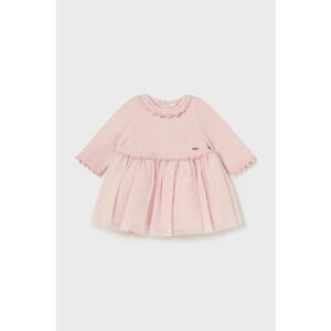 Mayoral Newborn rochie bebe culoarea roz, mini, evazati, 2806 imagine