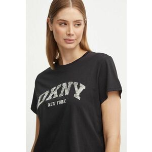 Dkny tricou din bumbac femei, culoarea negru, DP4T9991 imagine