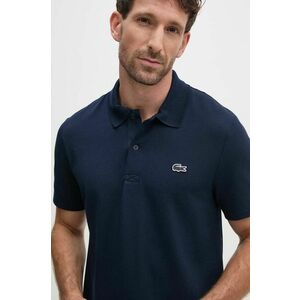 Lacoste tricou polo barbati, culoarea albastru marin, neted, DH5522 imagine