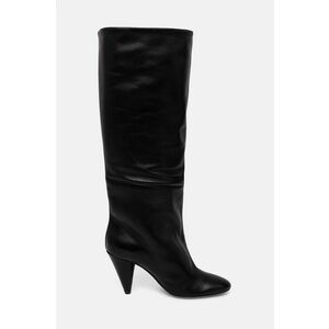 Proenza Schouler ghete de piele Cone femei, culoarea negru, cu toc drept, PS43031A imagine